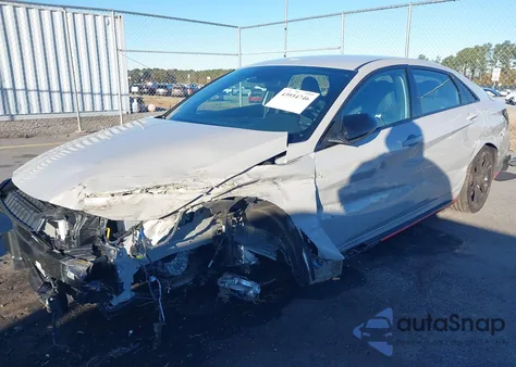 2025 Hyundai Elantra N из США, поврежденный, VIN KMHLW4DK3SU034178